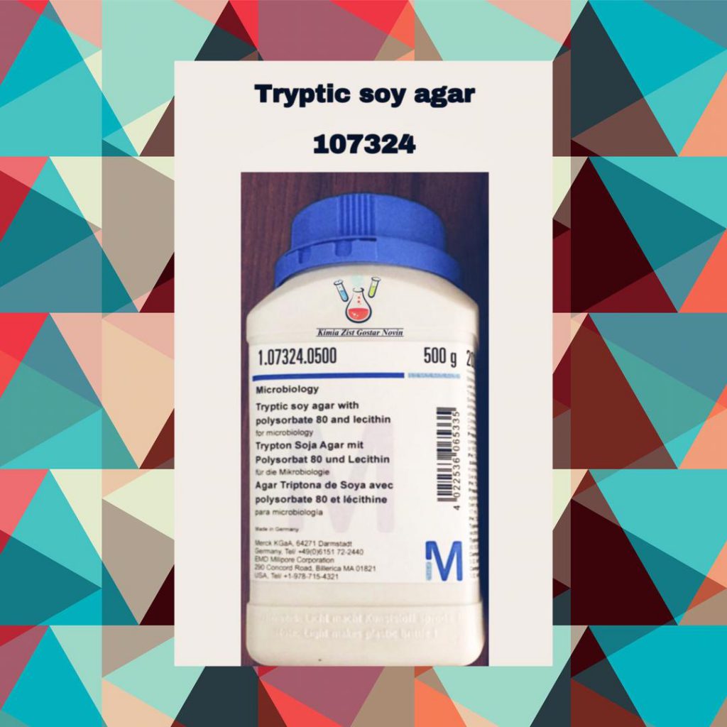 Tryptic soy agar
مرک (Merck)
کد: 107324