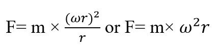 Centrifugal-force-formula