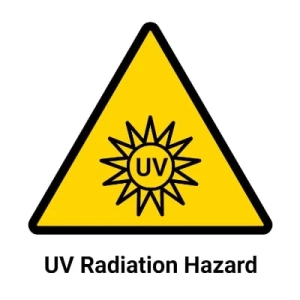 خطر تشعشع UV